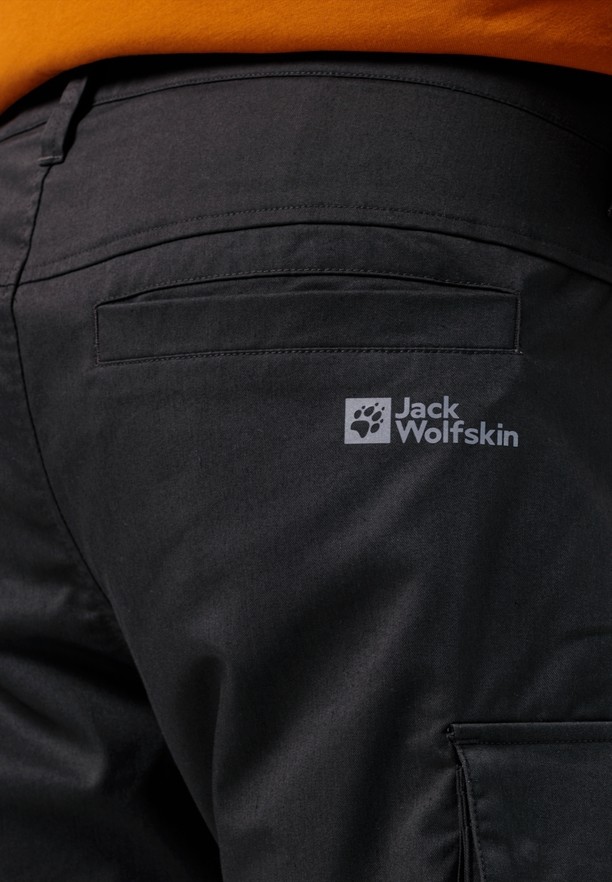 Jack Wolfskin Arctic Road Cargo Broek Heren Zwart | 20587379