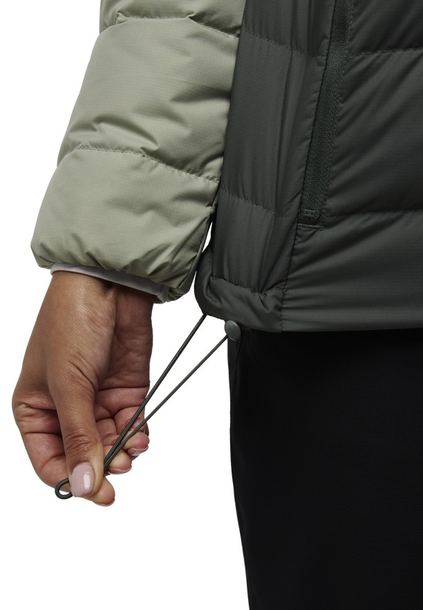 Jack Wolfskin Ather Donsjas Dames Grijs | 46139567