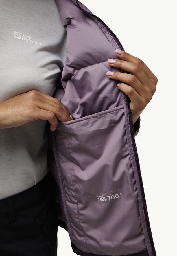 Jack Wolfskin Ather Donsjas Dames Paars | 61883201