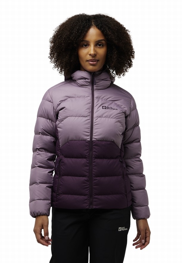 Jack Wolfskin Ather Donsjas Dames Paars | 33820301