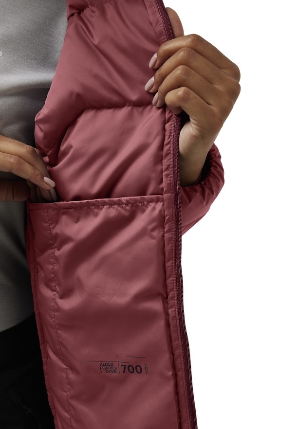 Jack Wolfskin Ather Donsjas Dames Rood | 85819555
