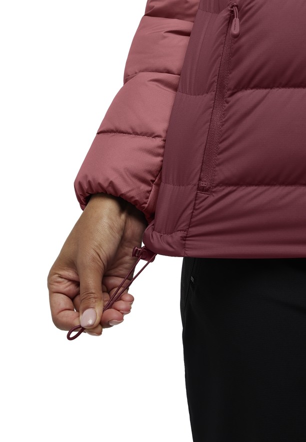 Jack Wolfskin Ather Donsjas Dames Rood | 85819555