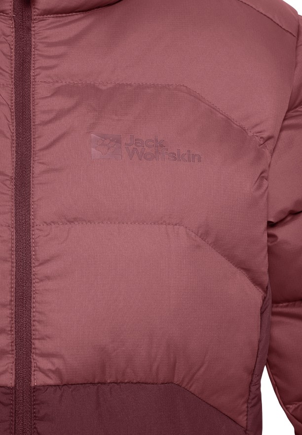 Jack Wolfskin Ather Donsjas Dames Rood | 85819555