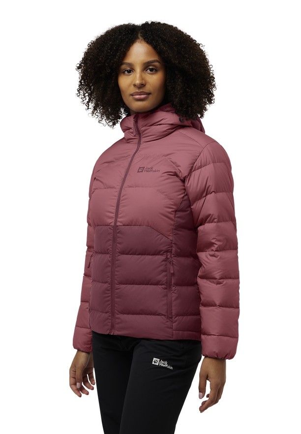 Jack Wolfskin Ather Donsjas Dames Rood | 85819555