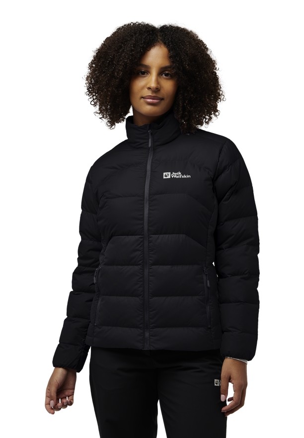 Jack Wolfskin Ather Donsjas Dames Zwart | 10349745