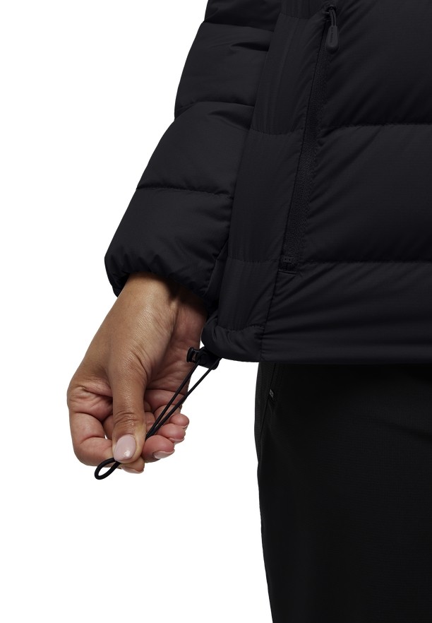 Jack Wolfskin Ather Donsjas Dames Zwart | 47439041