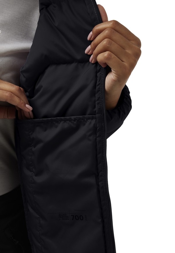 Jack Wolfskin Ather Donsjas Dames Zwart | 47439041
