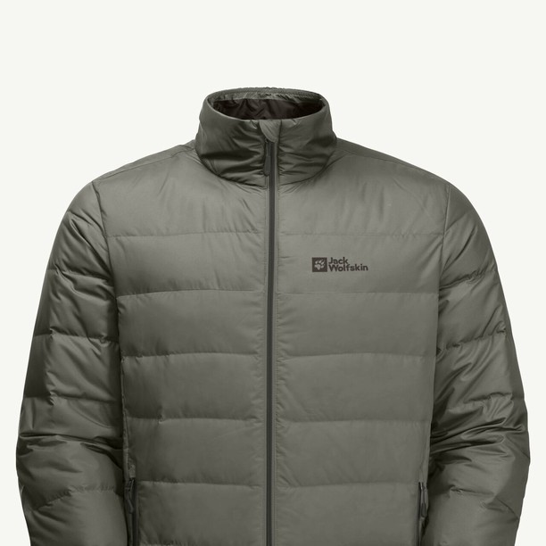 Jack Wolfskin Ather Donsjas Heren Grijs | 34998657