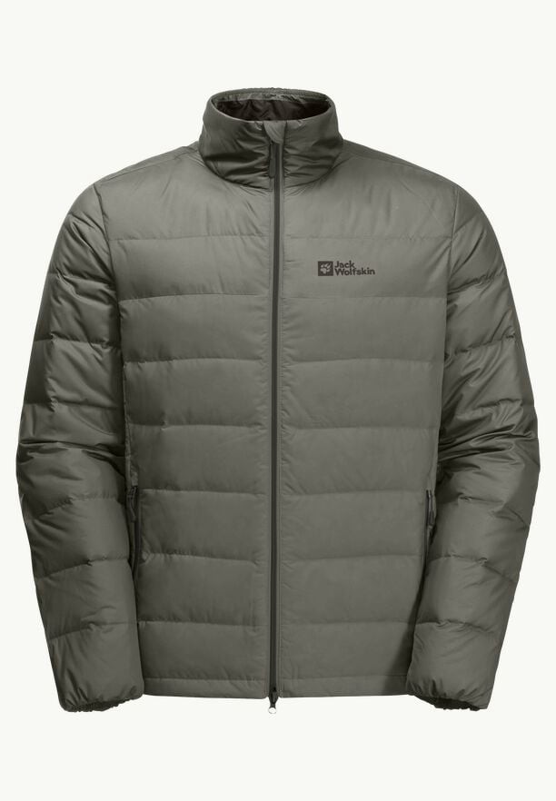 Jack Wolfskin Ather Donsjas Heren Grijs | 34998657