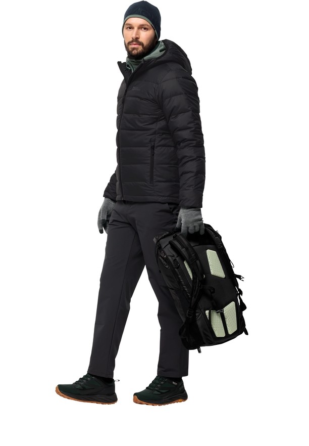 Jack Wolfskin Ather Hoody Donsjas Heren Zwart | 96209262