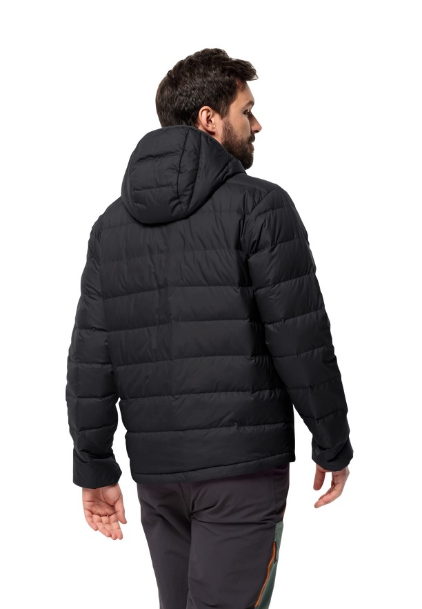 Jack Wolfskin Ather Hoody Donsjas Heren Zwart | 96209262
