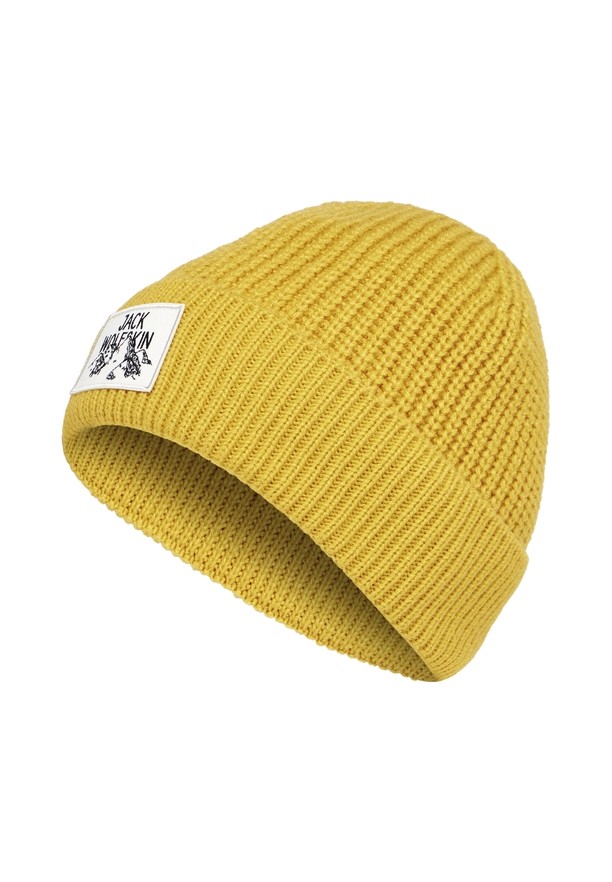 Jack Wolfskin Badge Muts Heren Geel | 49973042