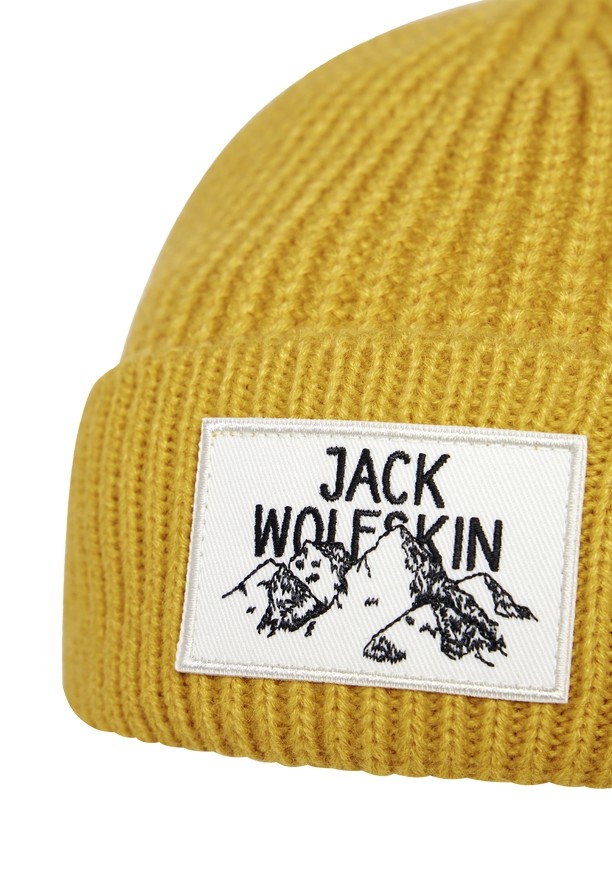 Jack Wolfskin Badge Muts Heren Geel | 49973042