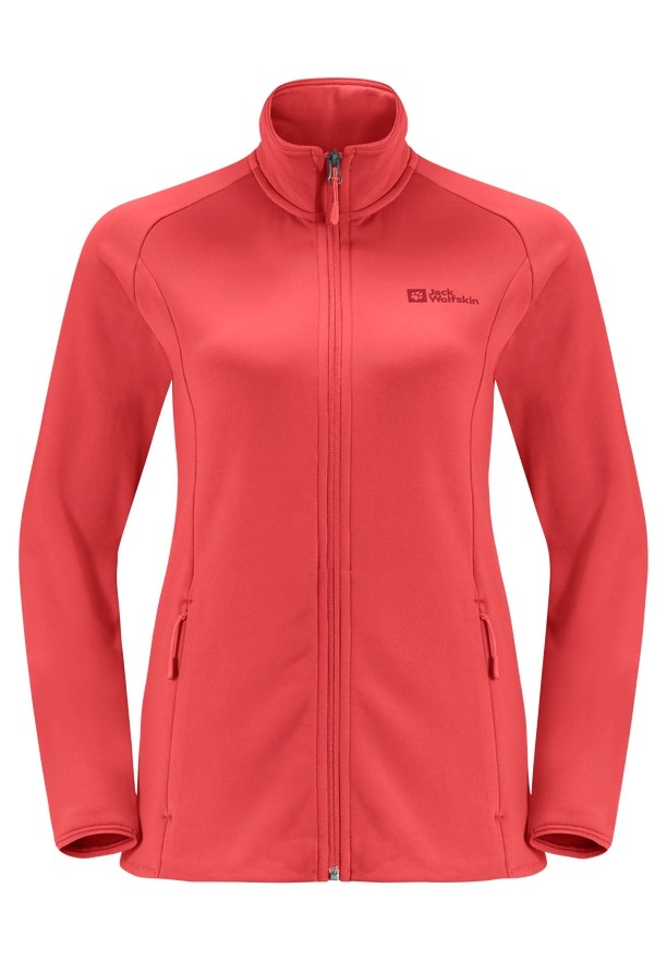Jack Wolfskin Baiselberg Fz Fleece Jassen Dames Rood | 55427190