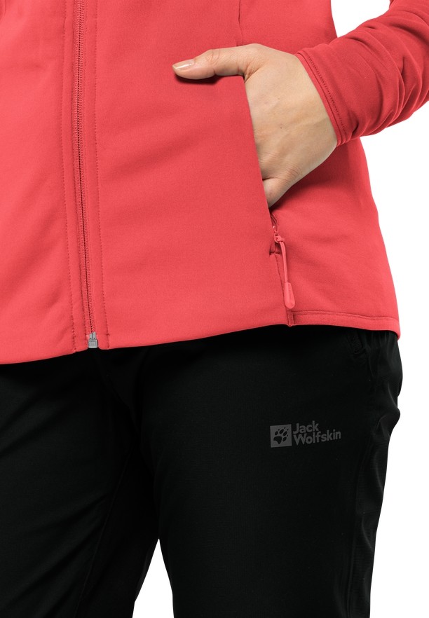 Jack Wolfskin Baiselberg Fz Fleece Jassen Dames Rood | 55427190