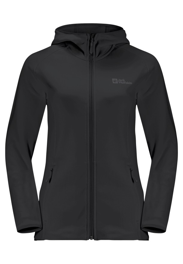 Jack Wolfskin Baiselberg Hooded Fz Fleece Jassen Dames Zwart | 50608904