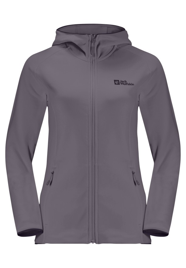 Jack Wolfskin Baiselberg Hooded Fz Fleece Jassen Dames Grijs | 62602912