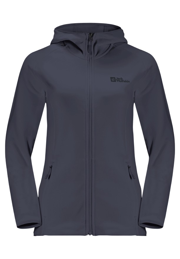 Jack Wolfskin Baiselberg Hooded Fz Fleece Jassen Dames Donkerblauw | 71024750