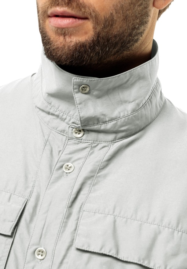 Jack Wolfskin Barrier Ls Overhemd Heren Grijs | 33776681