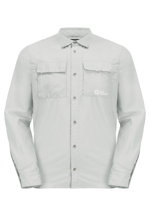 Jack Wolfskin Barrier Ls Overhemd Heren Grijs | 33776681