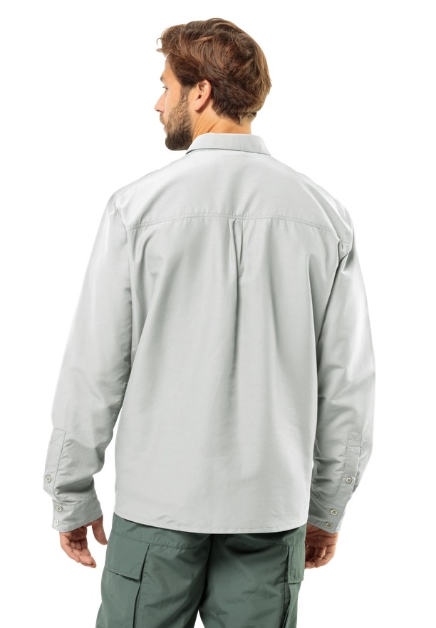 Jack Wolfskin Barrier Ls Overhemd Heren Grijs | 33776681