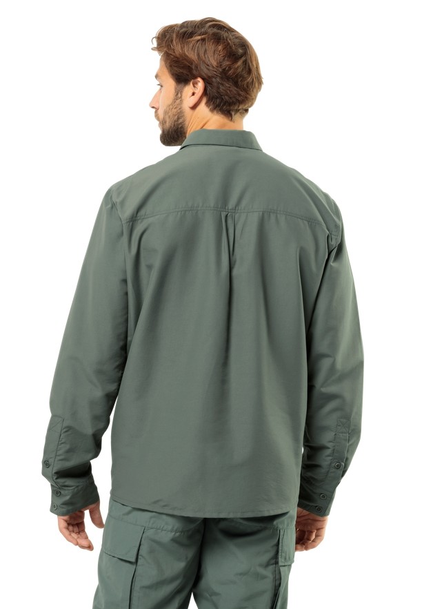 Jack Wolfskin Barrier Ls Overhemd Heren Groen | 42838450