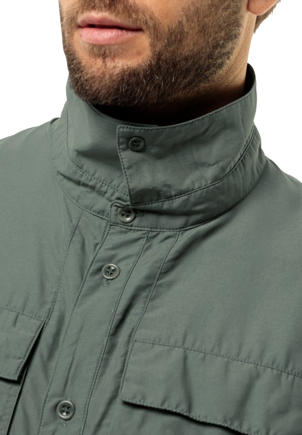 Jack Wolfskin Barrier Ls Overhemd Heren Groen | 42838450