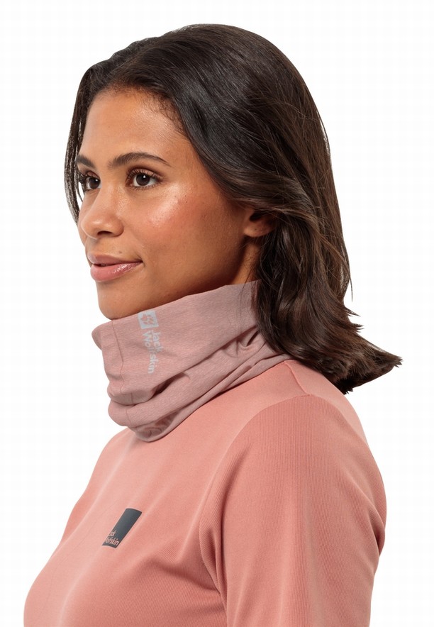 Jack Wolfskin Basic Nek Warmer Dames Roze | 34844968