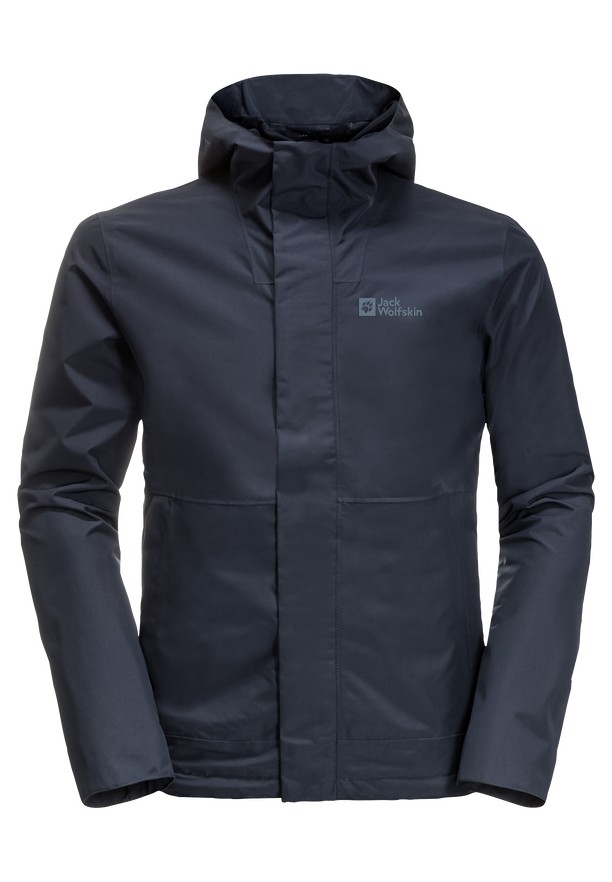 Jack Wolfskin Baydream Regenjassen Heren Donkerblauw | 96803763