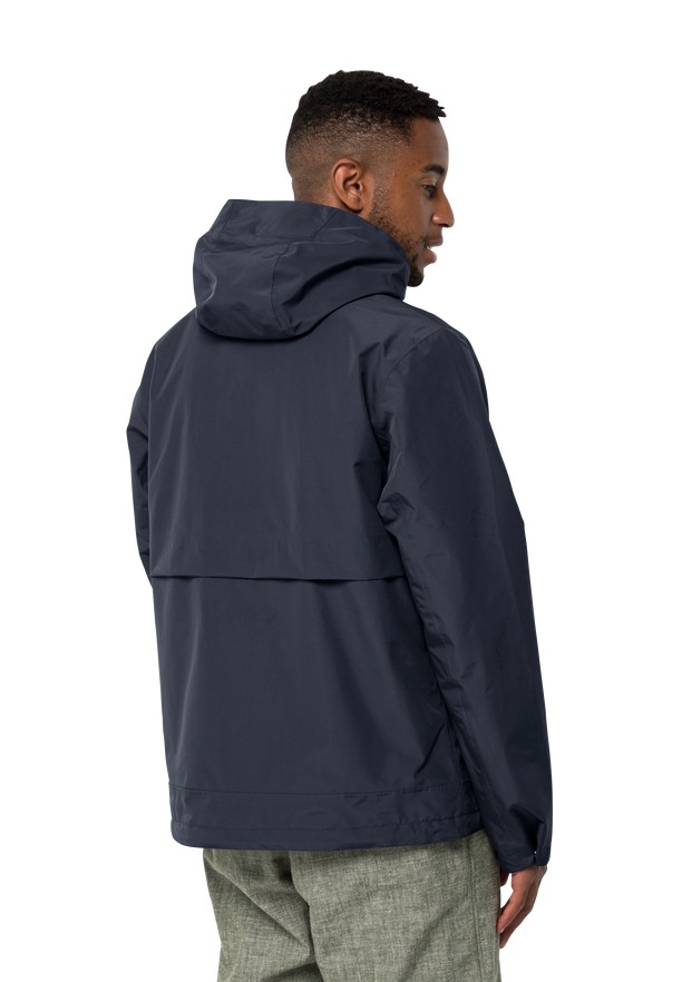 Jack Wolfskin Baydream Regenjassen Heren Donkerblauw | 96803763