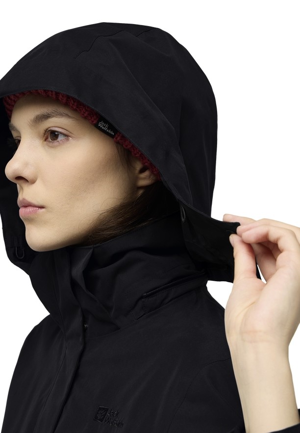 Jack Wolfskin Baylight 3in1 Jassen Dames Zwart | 10089494