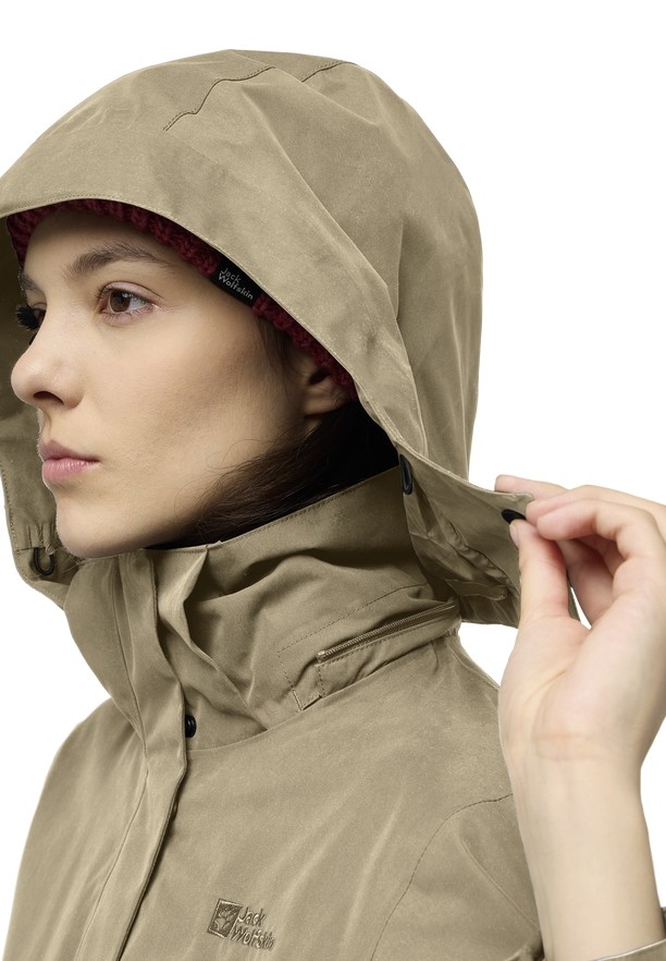 Jack Wolfskin Baylight 3in1 Jassen Dames Khaki | 94918577