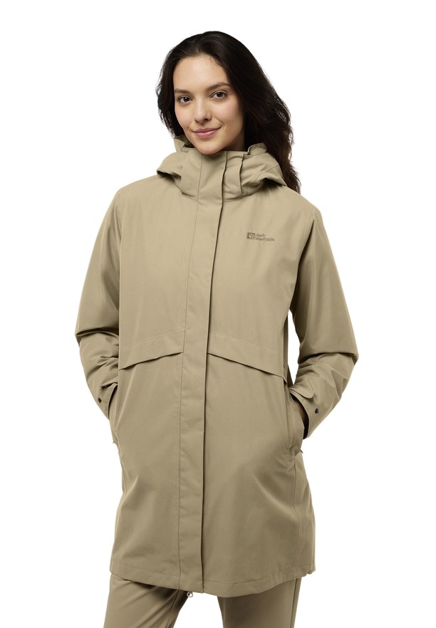 Jack Wolfskin Baylight 3in1 Jassen Dames Khaki | 94918577
