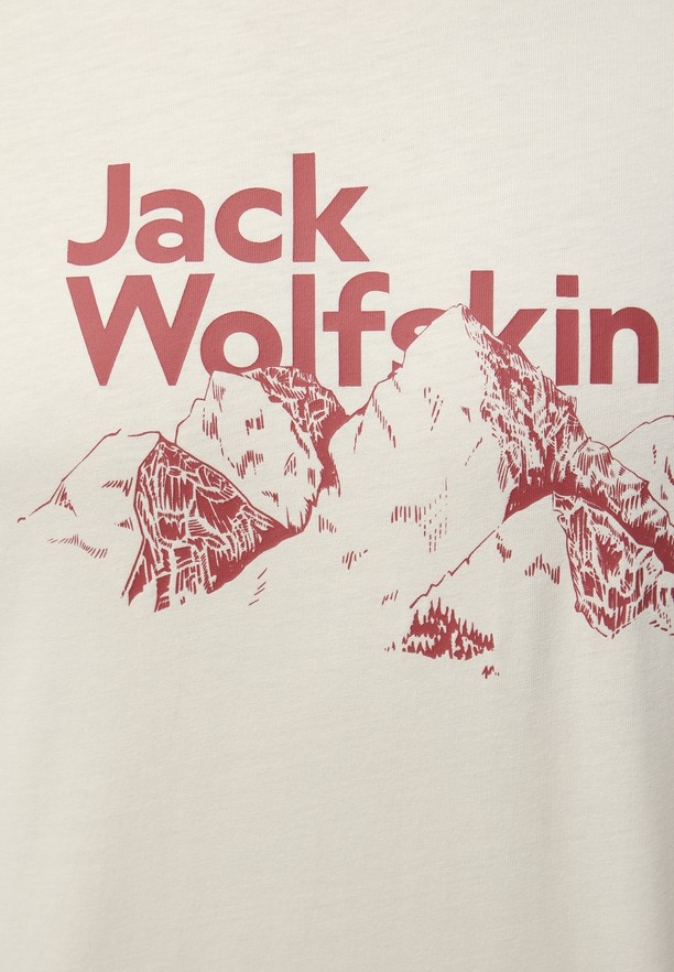 Jack Wolfskin Bergblick T-shirts Heren Wit | 40124402