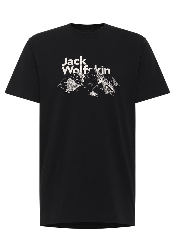 Jack Wolfskin Bergblick T-shirts Heren Zwart | 77949580