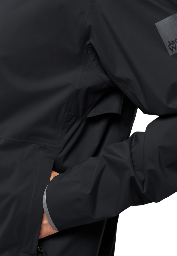 Jack Wolfskin Bike Commute 2.5l Regenjassen Heren Zwart | 95440695