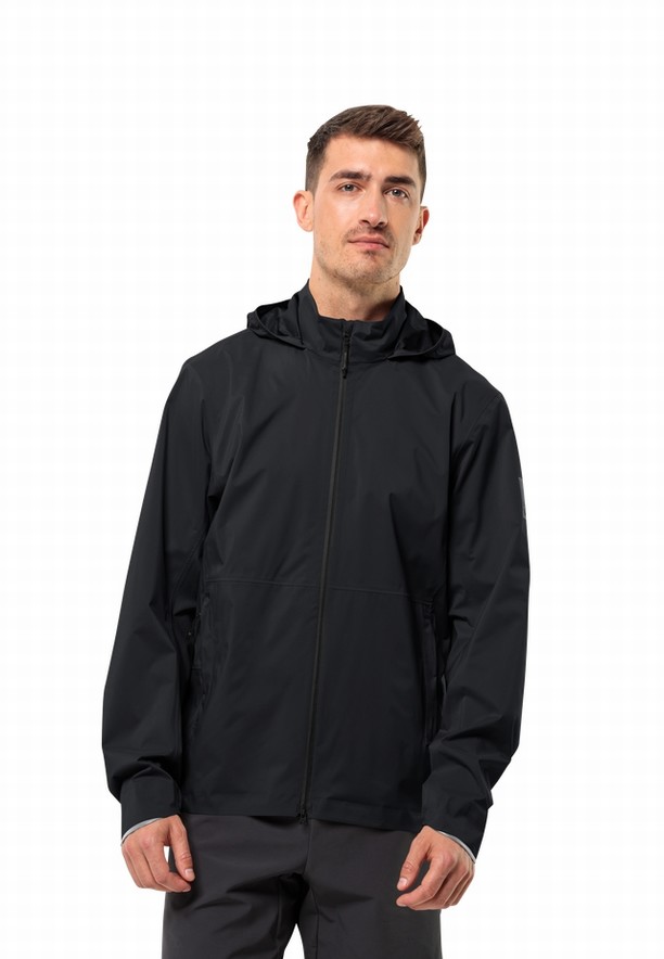 Jack Wolfskin Bike Commute 2.5l Regenjassen Heren Zwart | 95440695