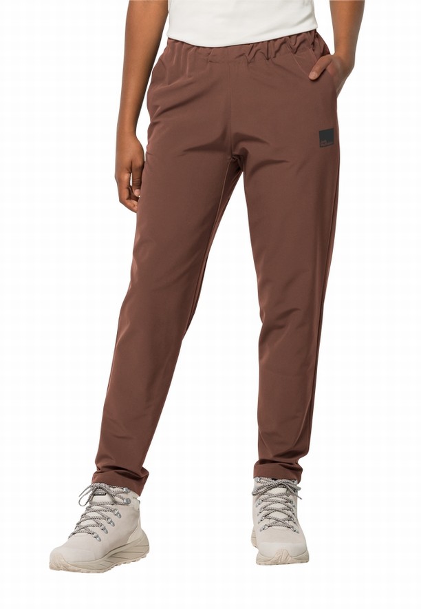 Jack Wolfskin Bike Commute Broek Dames Rood | 29163156