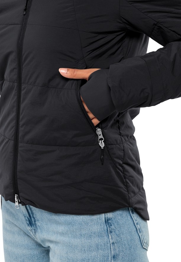 Jack Wolfskin Bike Commute Ins Jassen Dames Zwart | 21420436