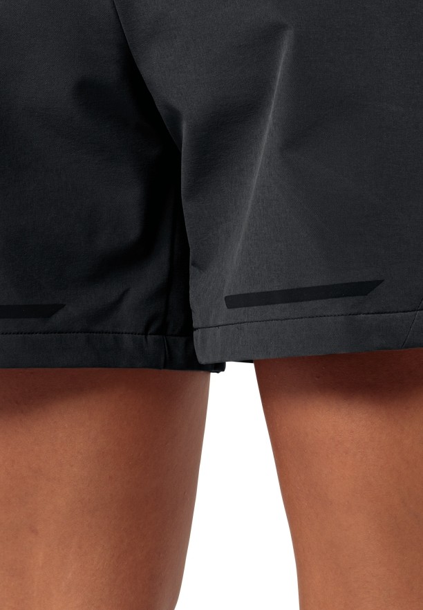 Jack Wolfskin Bike Commute Korte Broek Dames Zwart | 28918610