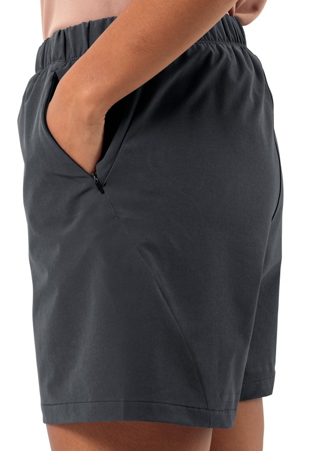 Jack Wolfskin Bike Commute Korte Broek Dames Zwart | 28918610