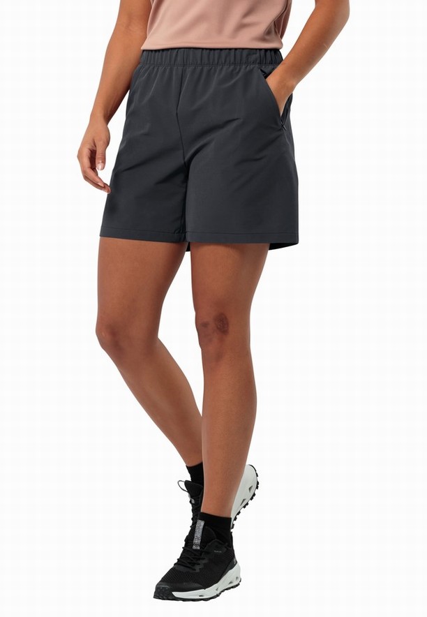 Jack Wolfskin Bike Commute Korte Broek Dames Zwart | 28918610
