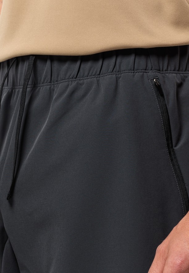 Jack Wolfskin Bike Commute Korte Broek Heren Zwart | 79742924