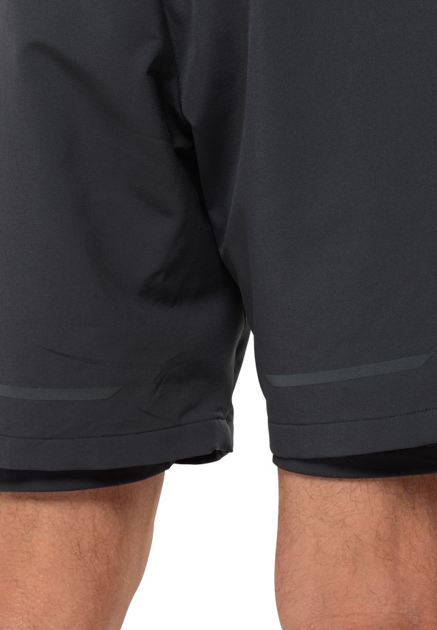 Jack Wolfskin Bike Commute Korte Broek Heren Zwart | 79742924