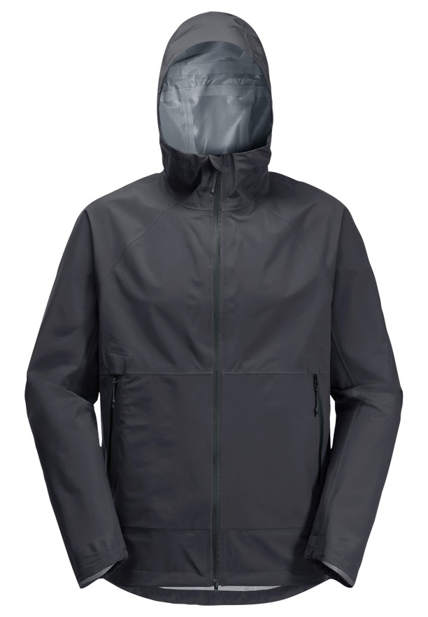 Jack Wolfskin Bike Commute Mono Regenjassen Heren Zwart | 41258009