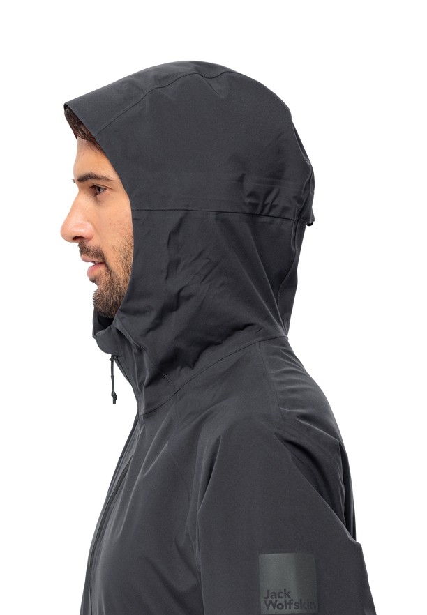 Jack Wolfskin Bike Commute Mono Regenjassen Heren Zwart | 41258009