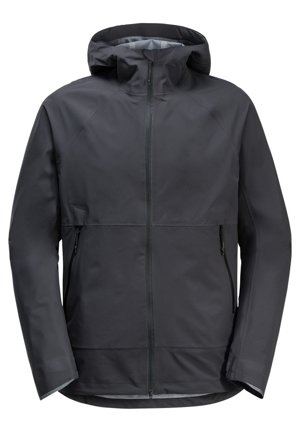 Jack Wolfskin Bike Commute Mono Regenjassen Heren Zwart | 41258009