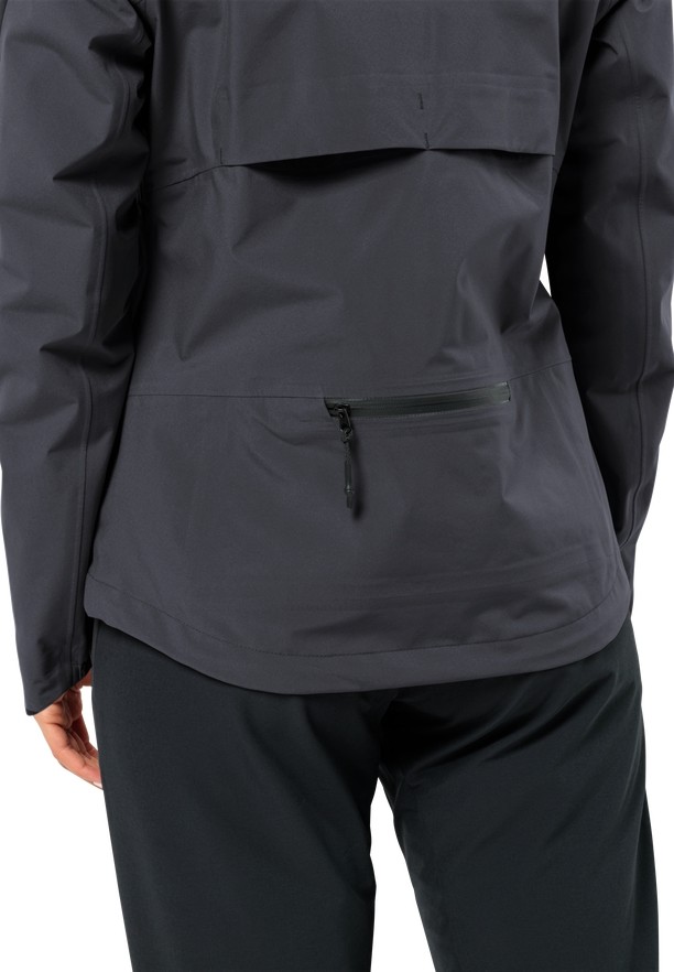 Jack Wolfskin Bike Commute Mono Regenjassen Dames Zwart | 61142917