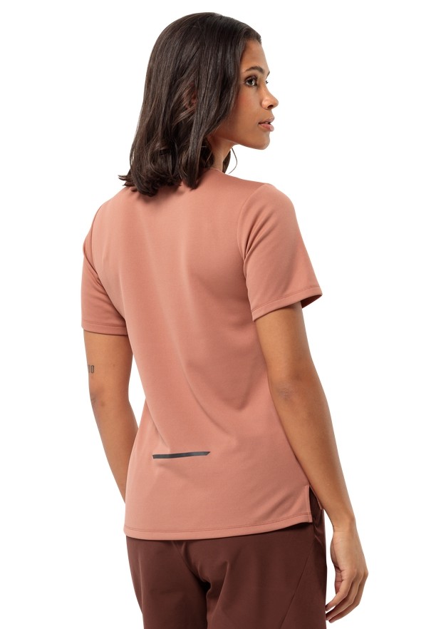 Jack Wolfskin Bike Commute T-shirts Dames Roze | 15284431