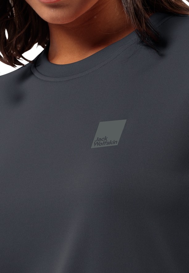Jack Wolfskin Bike Commute T-shirts Dames Zwart | 48815345